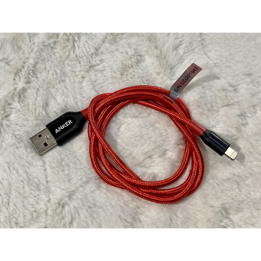 Cáp Anker PowerLine+ II Lightning A8452 dài 0.9m