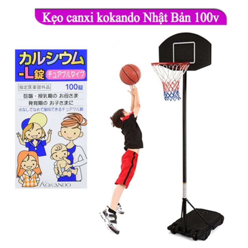 Kẹo canxi, kẹo bổ sung canxi Kokando, Nhật Bản, hộp 100 viên.