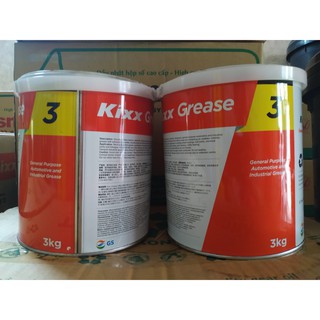 Mỡ bò Kixx Grease 3 chịu nhiệt cao cấp Nhập khẩu Hàn Quốc - - 3KG