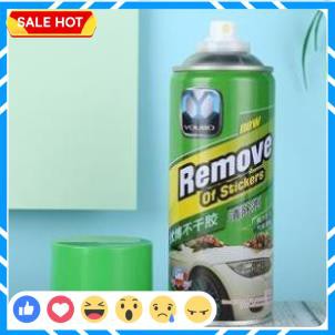 Chai Xịt Tẩy Keo, Nhưa Đường, Băng Dính, Vết Bám Khó Rửa Trên Xe Máy, Ô Tô Remove of sticker 450ml