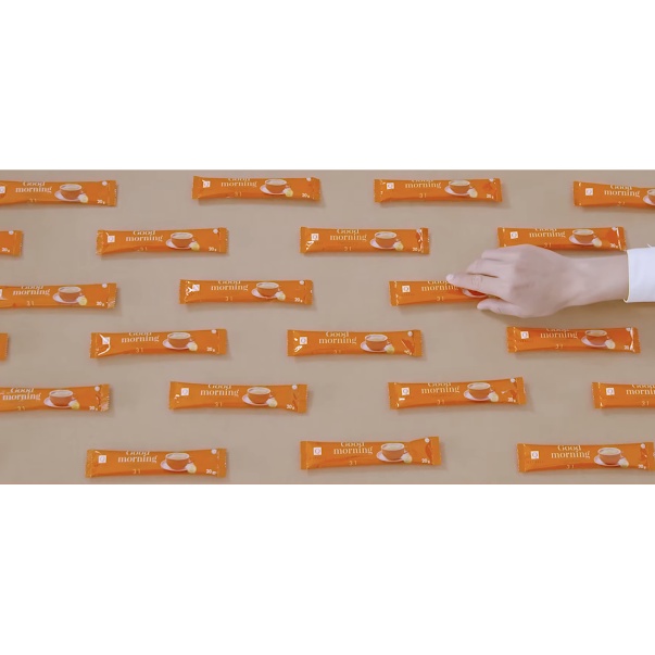 1 gói cà phê sữa hòa tan goodmorning cà phê Trần Quang 20g