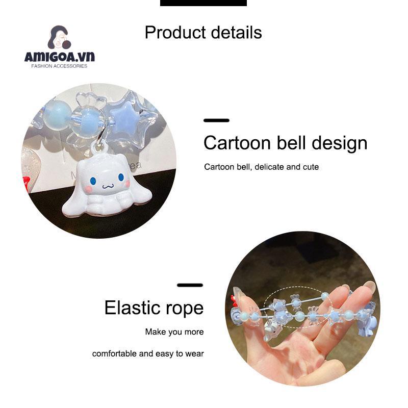 ✨✨Vòng tay xỏ hạt hình ngôi sao/ tai cún dễ thương thời trang cho bé gái