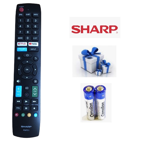 [HÀNG CHÍNH HÃNG] Điều khiển tivi sharp RNF01, Remote tivi sharp RNF01