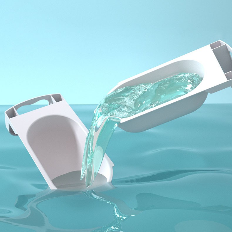 Bô cho bé đi vệ sinh hình chim cánh cụt (kèm cọ) mới nhất 2020