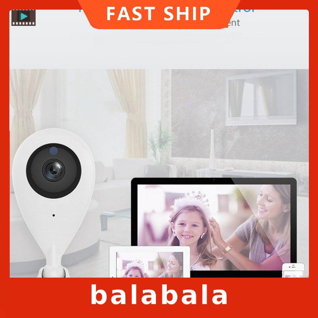 Webcam Thông Minh Không Dây Có Chế Độ Nhìn Đêm Và Điều Khiển Từ Xa Tiện Dụng