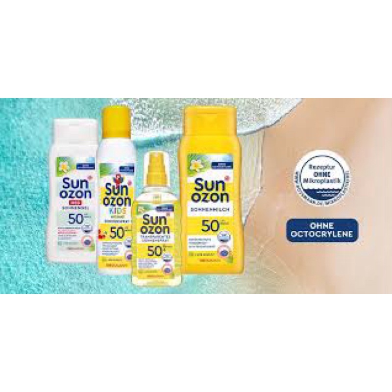 Kem chống nắng dạng sữa Sun ozon 50 200ml - Đức