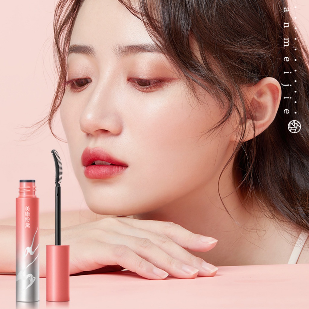 Mascara Lâu Trôi Không Thấm Nước Cong Dài Tự Nhiên - Chuốt Mi Trang Điểm Mắt Không Lem Nội Địa Trung  MEIKING