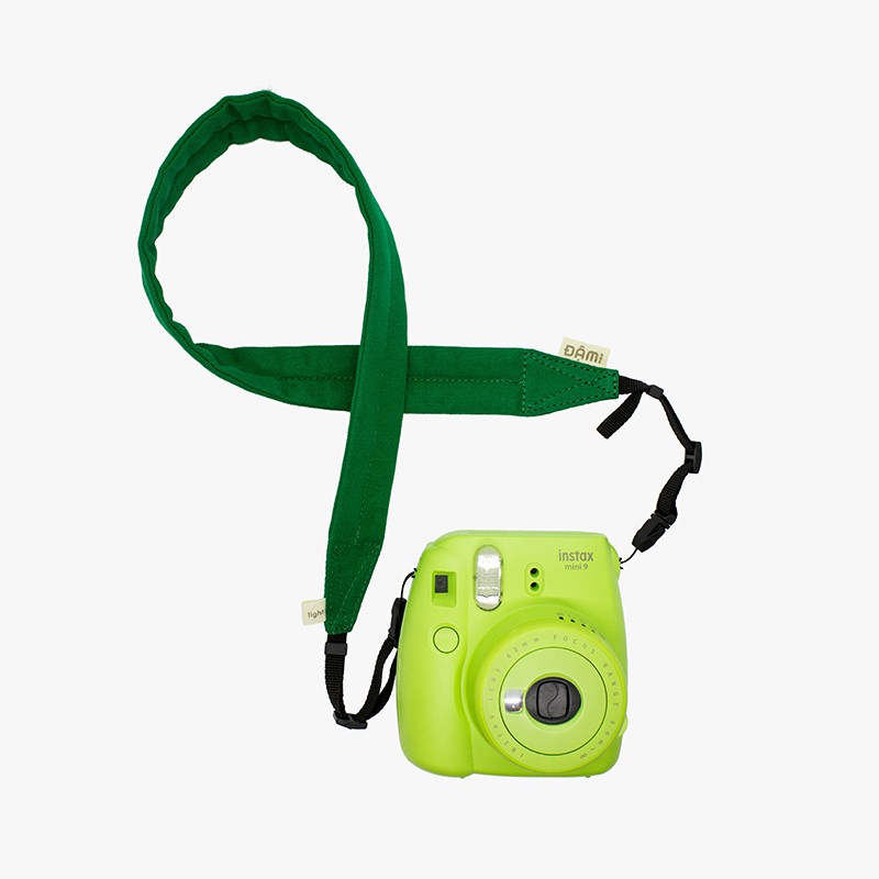 Dây đeo máy ảnh vải bố Canvas cho Nikon Canon Olympus Sony màu sắc trẻ trung năng động ĐẬM Quai Camera Light