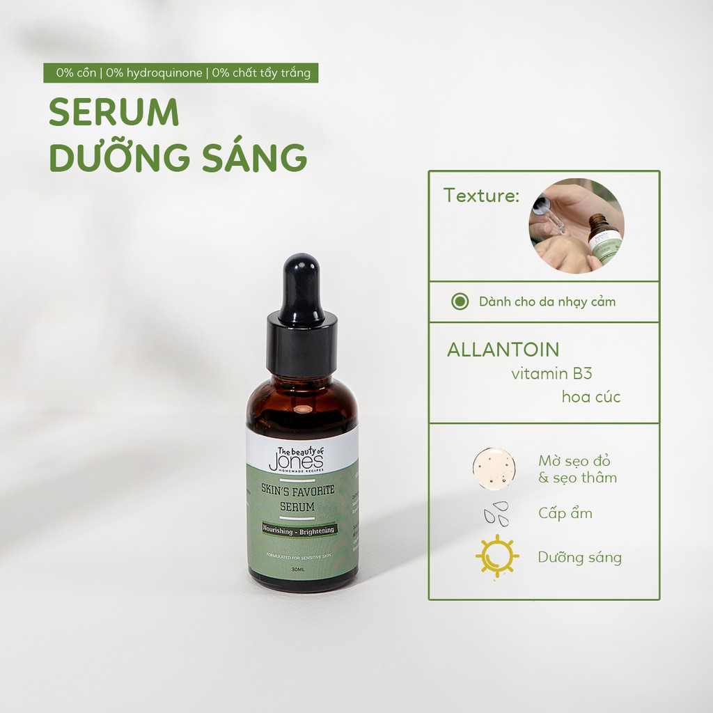 Serum Dưỡng Sáng Mờ Thâm - The Beauty of Jones