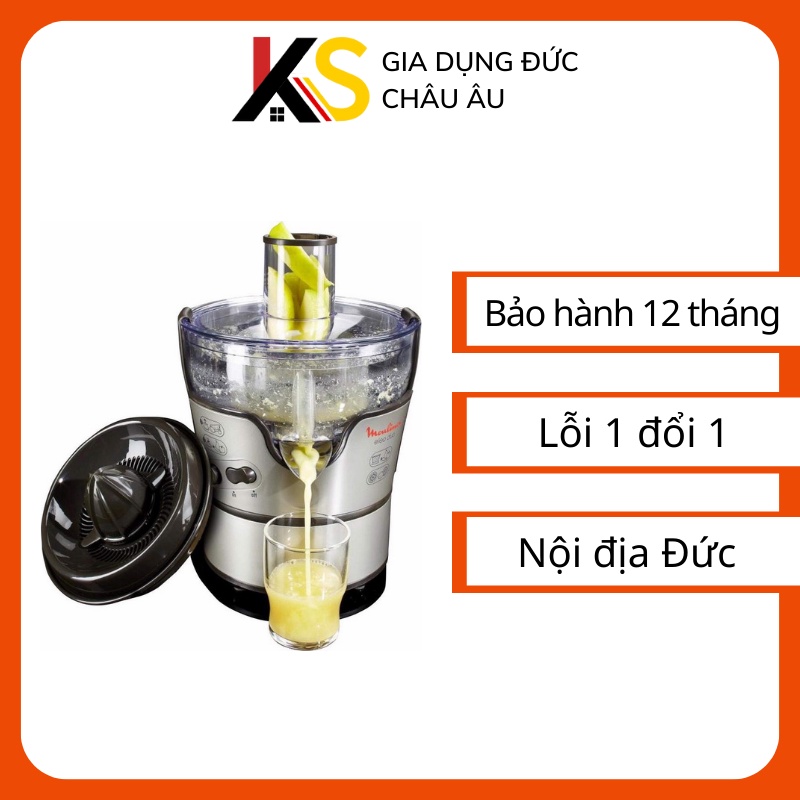 [Mã 254ELSALE giảm 7% đơn 300K] Máy Ép Hoa Quả Và Vắt Cam 2 in 1 Moulinex Elea Duo JU385H nhập khẩu Đức