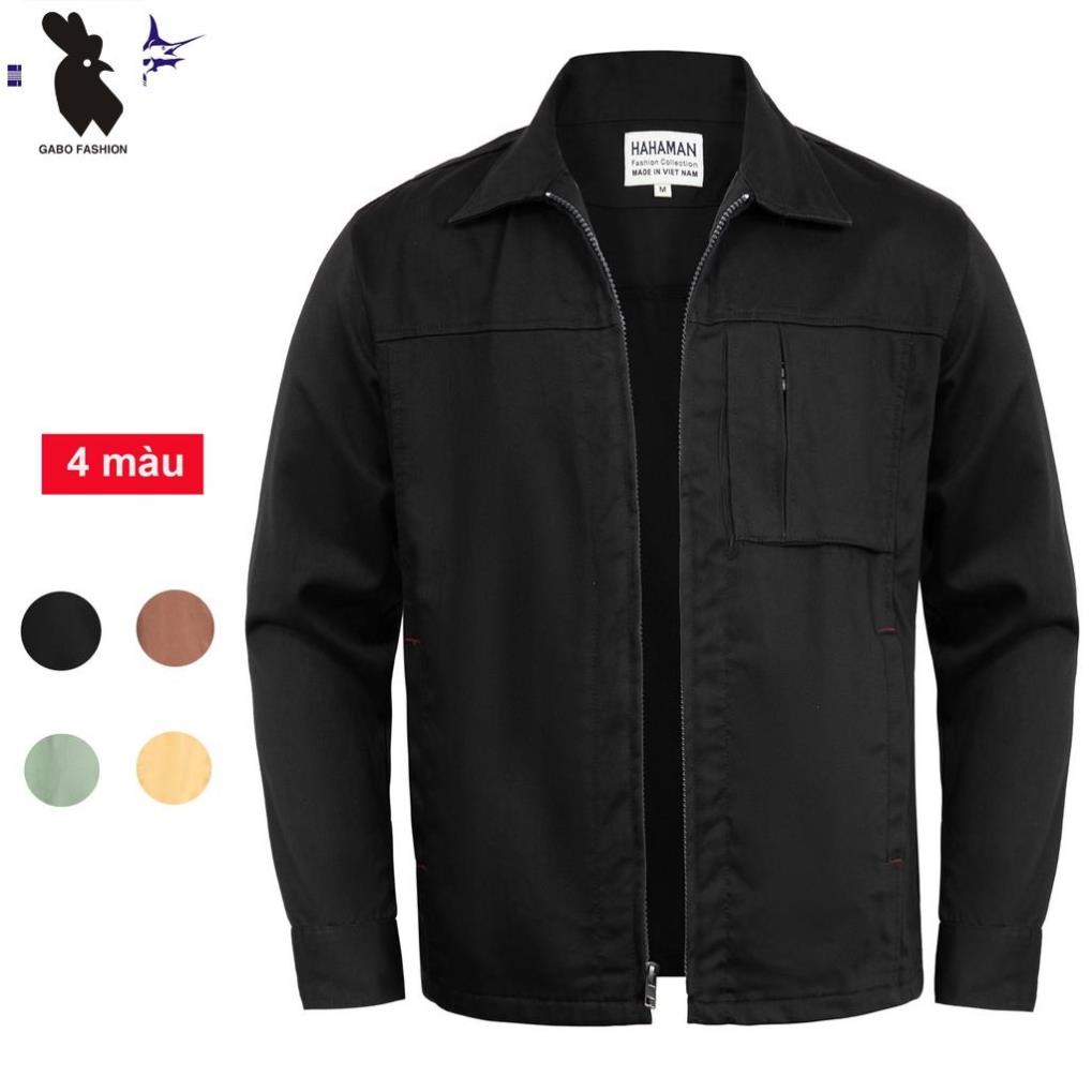 Áo khoác kaki nam dây kéo thời trang cao cấp MODEL AKK1008