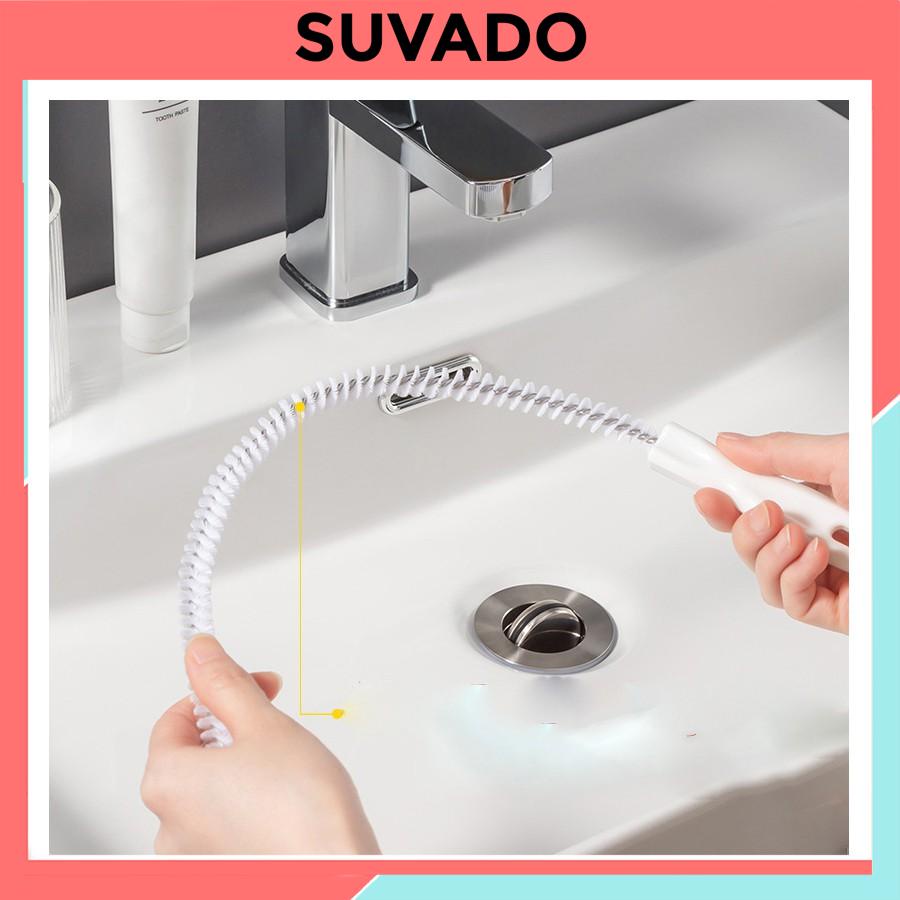 Cây thông cống thoát nước dụng cụ Gắp Rác  Que Thông Tắc Bồn rửa, ống cống uốn cong gấp gọn siêu tiện lợi RY285 SUVADO