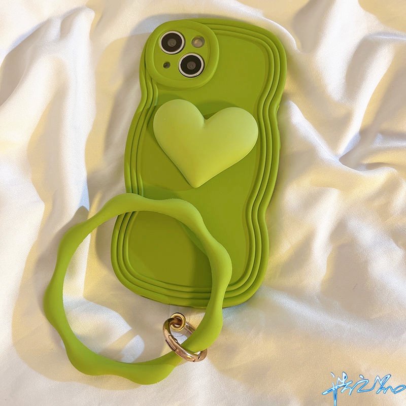 Ốp Điện Thoại Màu Xanh Lá Matcha 3D Cho Vivo Y20 Y20i Y12S Y12A Y20S Y33S Y21T Y11 Y33T Y21 Y17 Y12 Y15 V20 Pro S1 Y19 V9 Y85