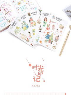 Hình dán sticker retro 1 tấm