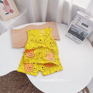 Cặp ba lỗ gấu béo bé trai