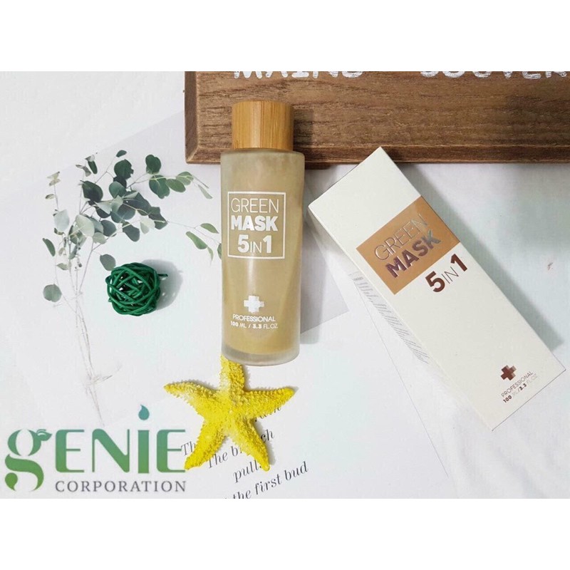 MẶT NẠ TẨY TẾ BÀO CHẾT GENIE ❤️FREESHIP❤️GREEN MASK 5 IN 1