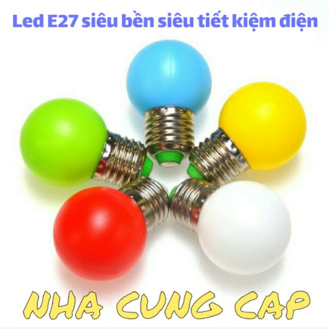 (GIÁ HỦY DIỆT) LED CHANH E27 TRANG TRÍ