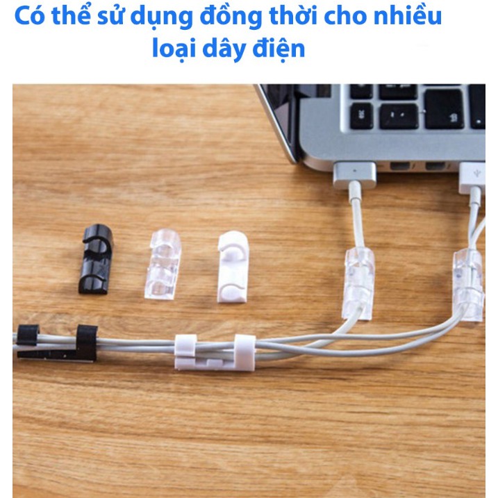 Nẹp Dây Điện Dán Tường, 20 Nẹp Dây Điện Chống Rối (Loại I)