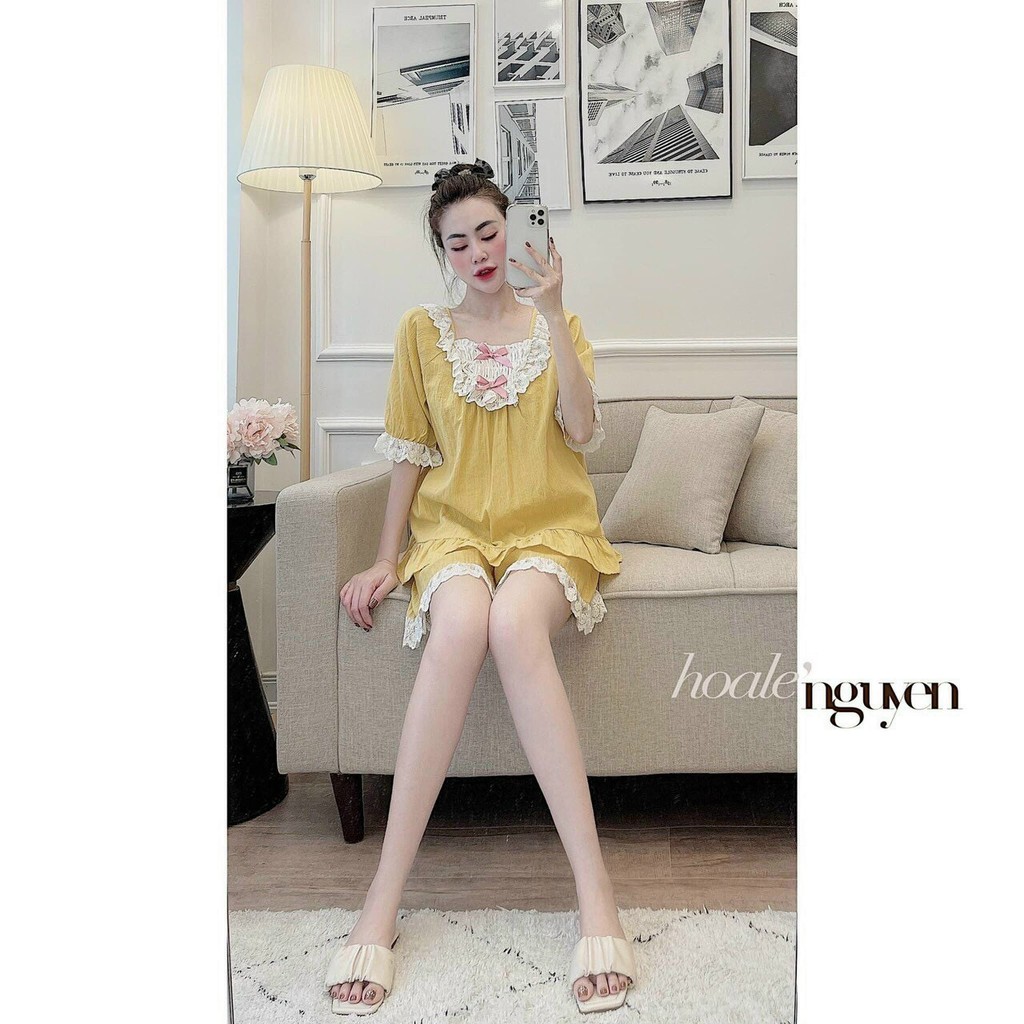 Đồ Bộ Bầu KE2051 Thời Trang Mặc Nhà Mùa Hè Siêu Mát