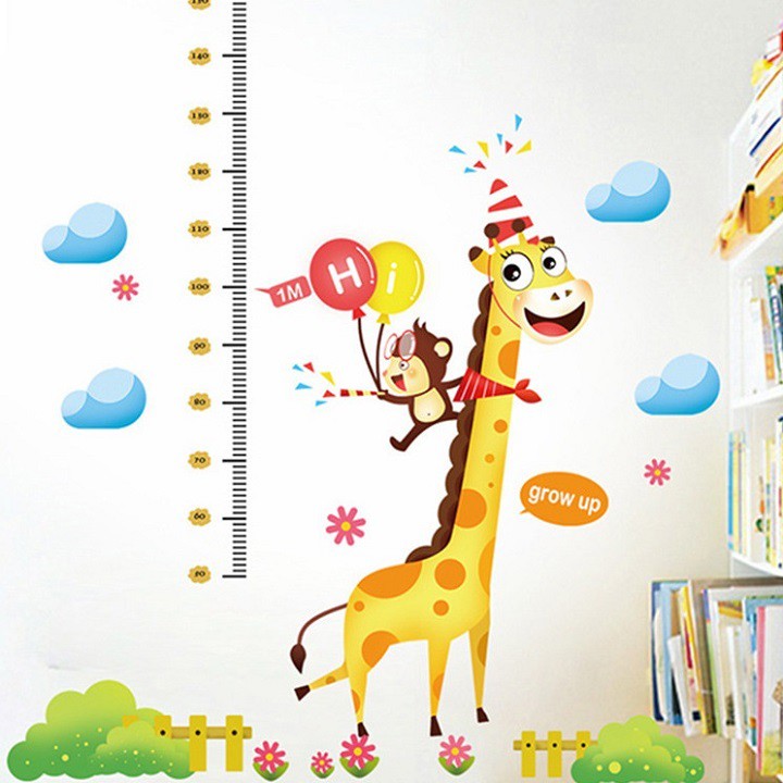Decal đo chiều cao grow up