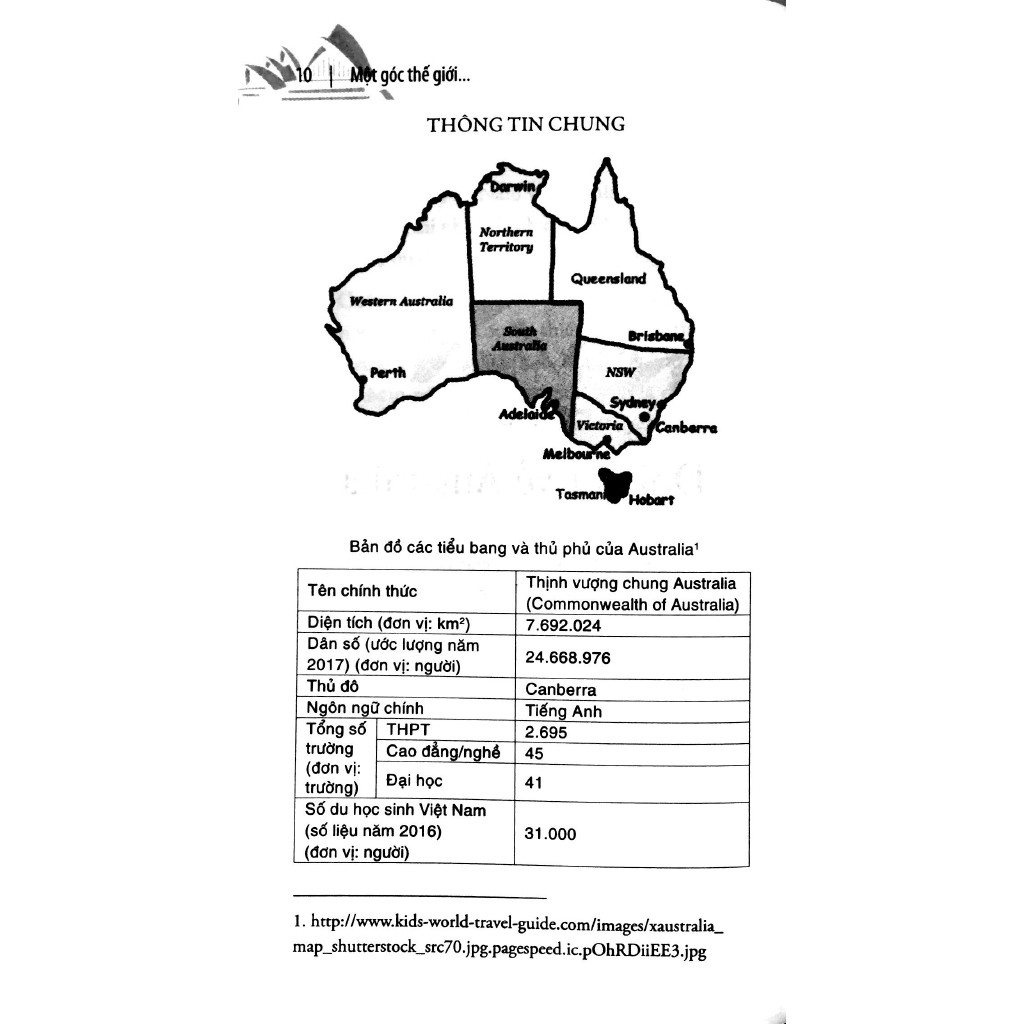 Sách - Một Góc Thế Giới, Bốn Bề Đại Dương (Cẩm Nang Du Học Australia) [AlphaBooks]