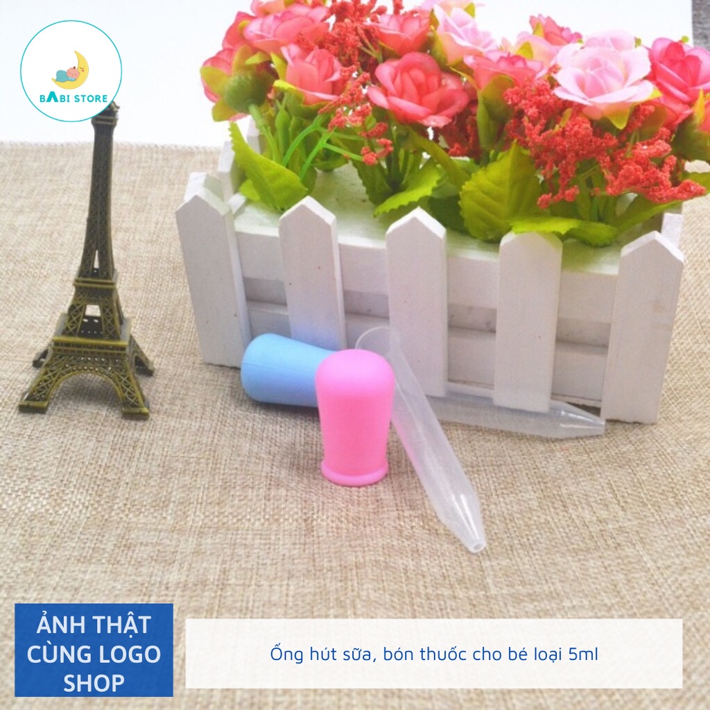 Ống hút sữa, ống bón thuốc cho bé loại 5ml - BabiStore