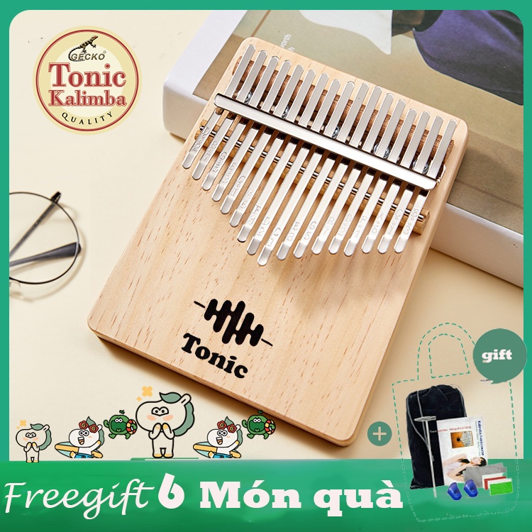 Đàn kalimba gỗ Tần Bì/ pinewood usa 17 phím cao cấp Tonic- Hàng chính hãng