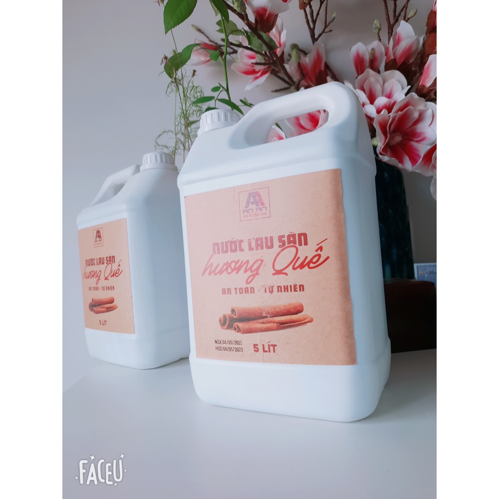 Nước lau sàn thảo mộc quế An An 5 lít, Cam kết hàng đúng chất lượng, an toàn, xua đuổi côn trùng, sạch bóng.