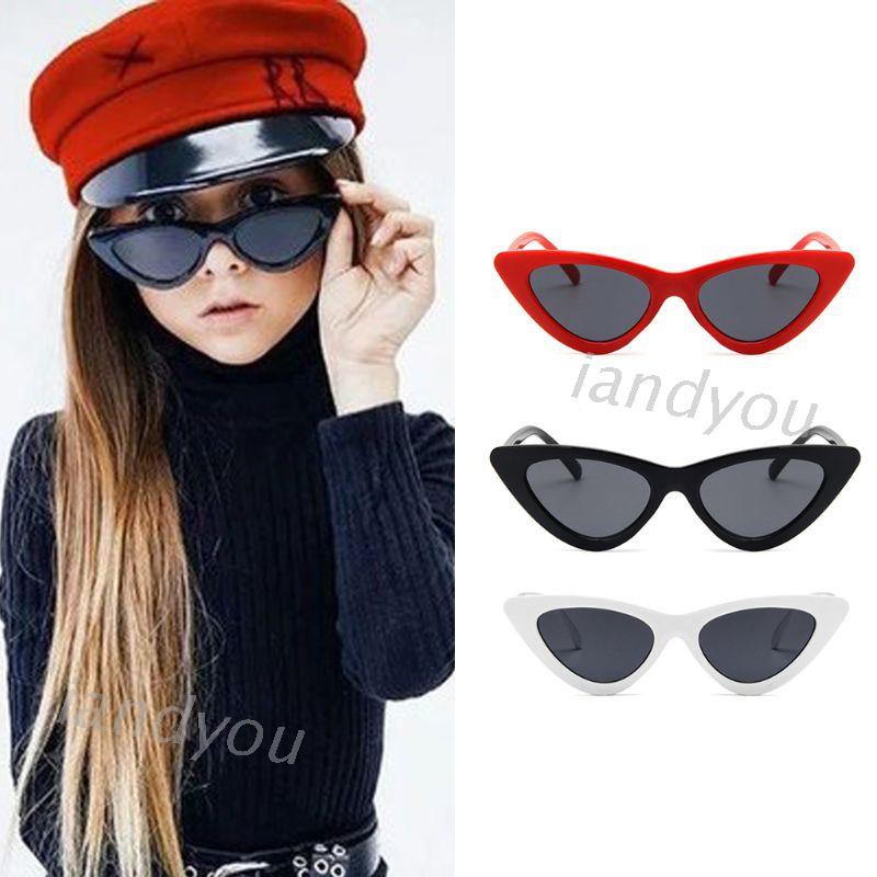 Kính Mát Mắt Mèo Chống Tia Uv Cho Bé