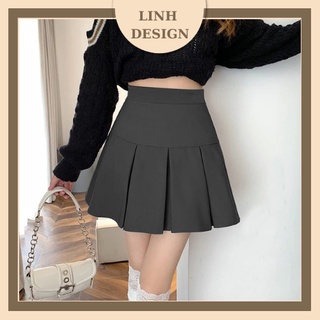 Chân váy Xếp Ly bản to phong cách Ulzzang chất vải Vitex dày dặn, có BIGSIZE 💖 Chân váy Hàn Quốc có lót bên trong