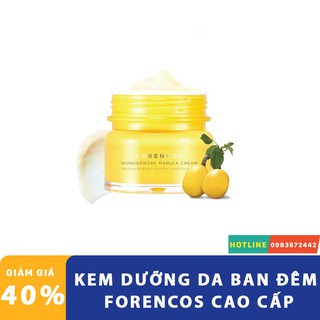 Kem Dưỡng Trắng Da Ban Đêm Forencos Wonderwerk Marula Tone Up Cream Màu Vàng Cao Cấp HALINCOS2S76H💖FREESHIP💖
