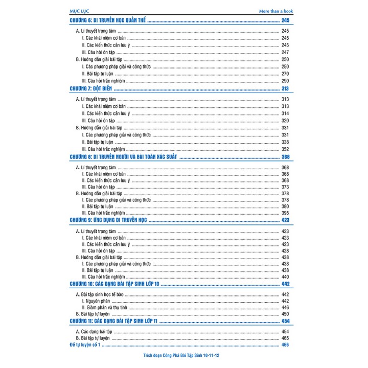 Sách - Công Phá Bài Tập Sinh Lớp 10-11-12