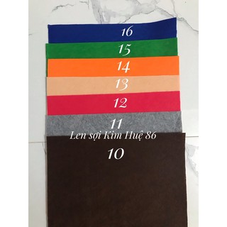 Vải dạ làm đồ handmade 30x30cm (giá 2 tấm)