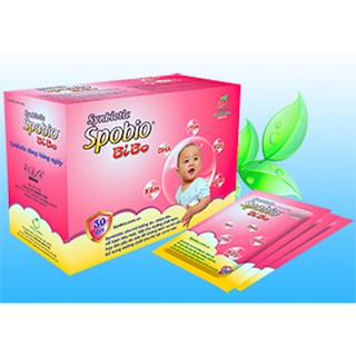 Cốm bổ vi sinh cho trẻ biếng ăn chậm lớn rối loạn tiêu hoá hấp thụ dinh dưỡng kém ốm yếu sức đề kháng kém Spobio Bibo