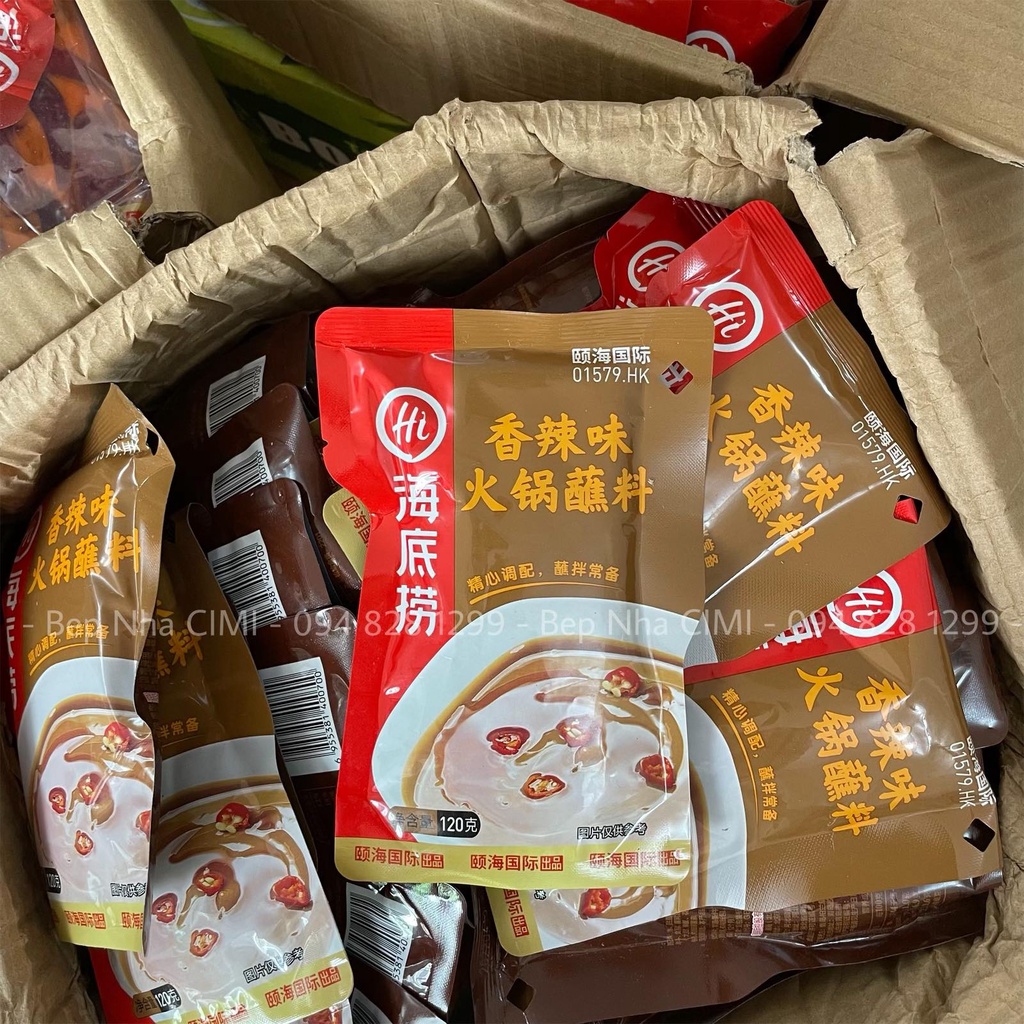 Sốt Chấm Lẩu Haidilao 120g - Sốt Đậu Phộng Chấm Lẩu Haidilao - Bếp Nhà CIMI