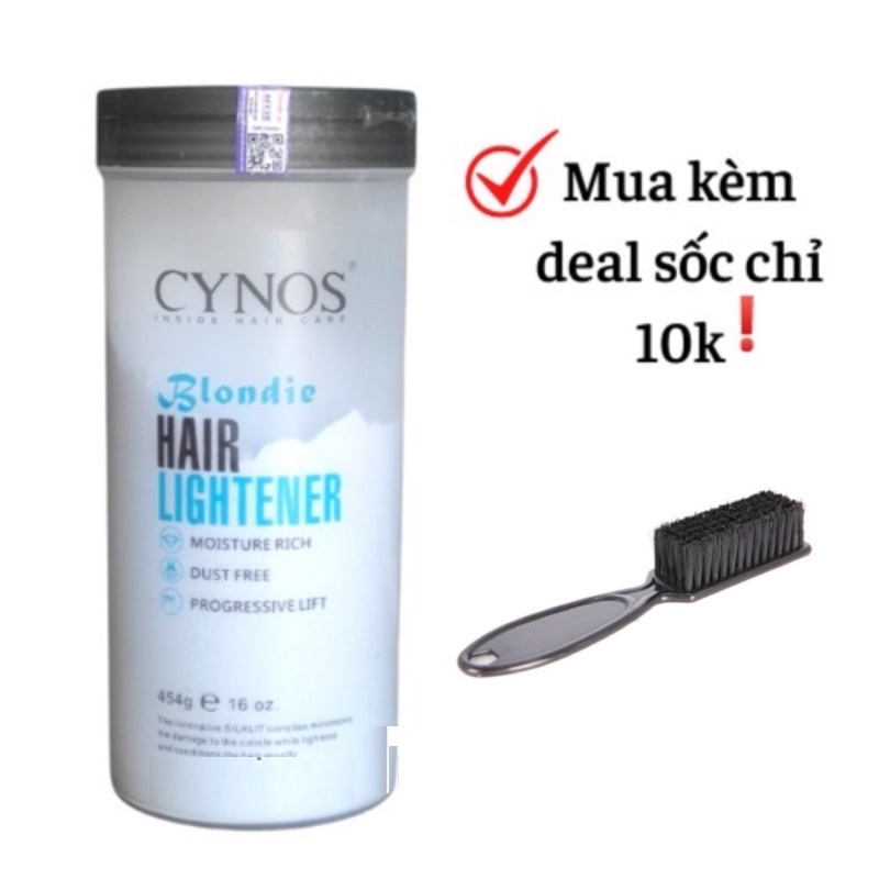Bột Tẩy Cynos ⚡️Hàng Cao Cấp⚡️Tẩy Không Đau Xót, Không Rát, Không Hại Da Đầu Hộp 454g
