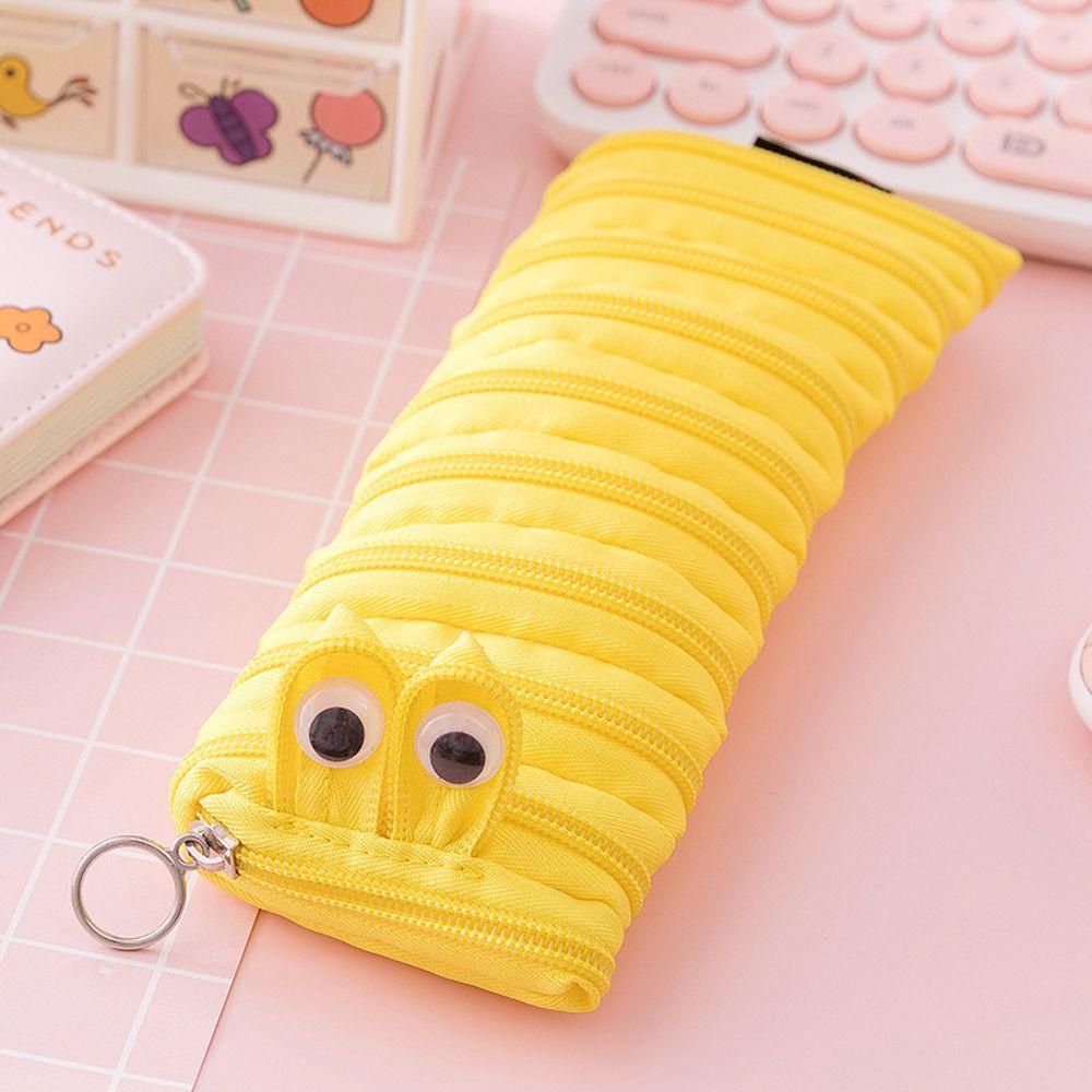PEWANY 1 Túi Đựng Bút Cỡ Lớn Có Khóa Kéo Thiết Kế Dễ Thương Cho Bé