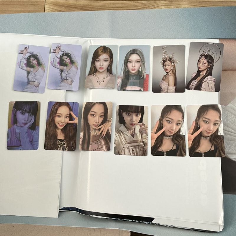Ảnh Aespa photocard official album Savage SMCU digipack case Karina Winter Ningning Giselle yizhiyu Girls