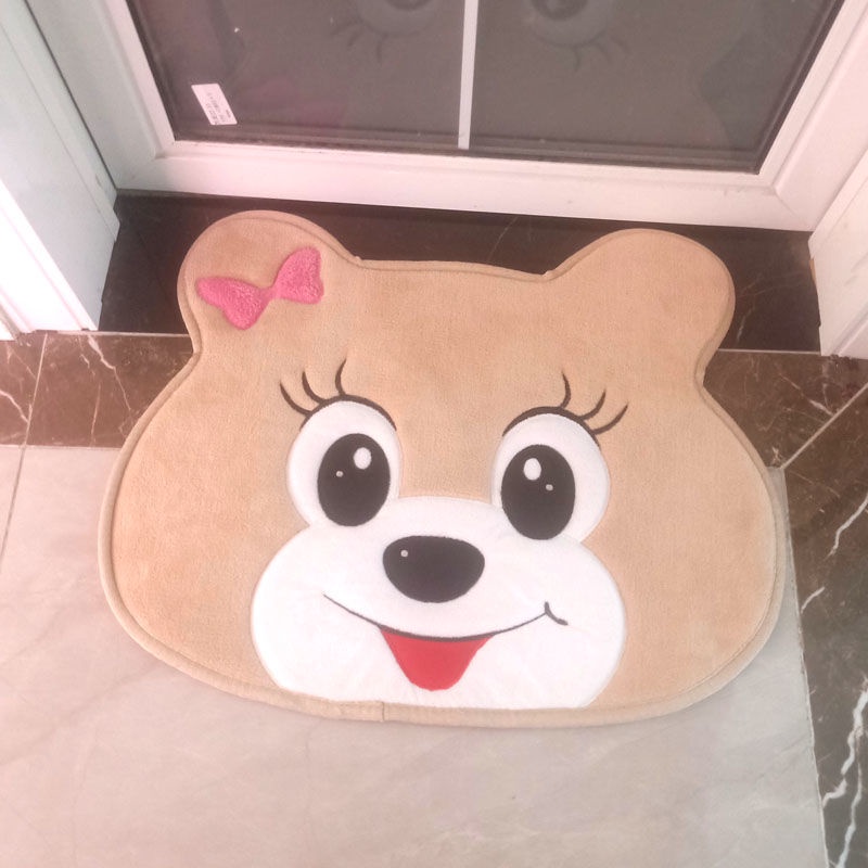 Thảm Lót Sàn Hình Mèo Hoạt Hình Dễ Thương Trang Trí Nhà Cửa