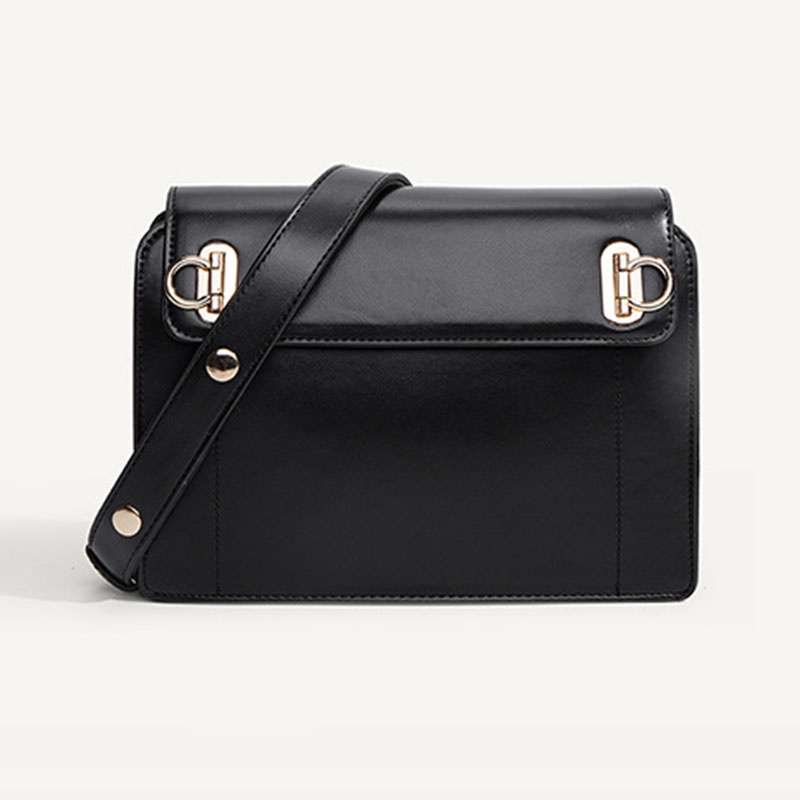 Túi đeo vai IELGY cỡ lớn có khóa tròn chất lượng cao thời trang cho nữ