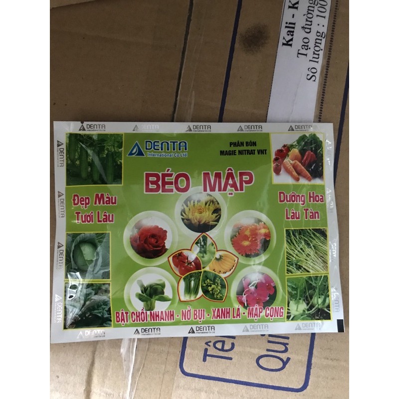 Phân bón chuyên dùng cho hoa Hồng, rau màu&amp; cây kiểng- BÉO MẬP( gói68gr)