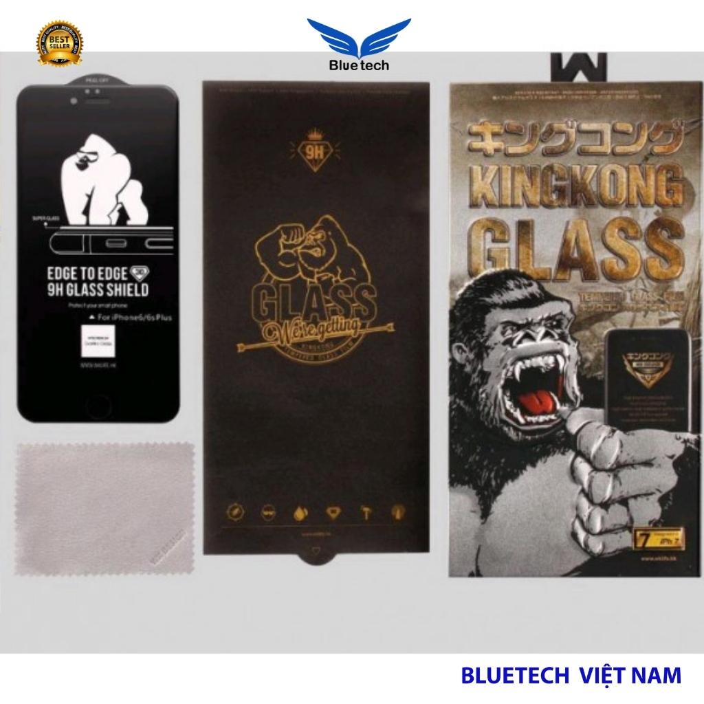 Kính cường lực cao cấp, Kính cường lực KingKong Full màn hình cho ip 7 - 14ProMax - Bluetech