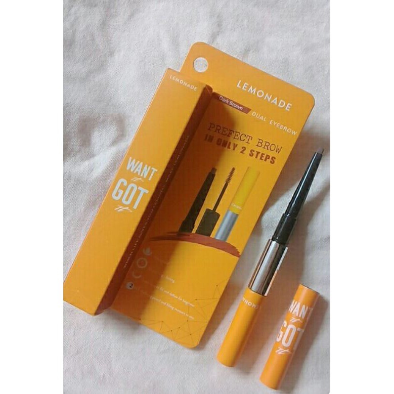 Chì Kẻ Mày 2 Đầu Lemonade Want It Got It Dual Eyebrow