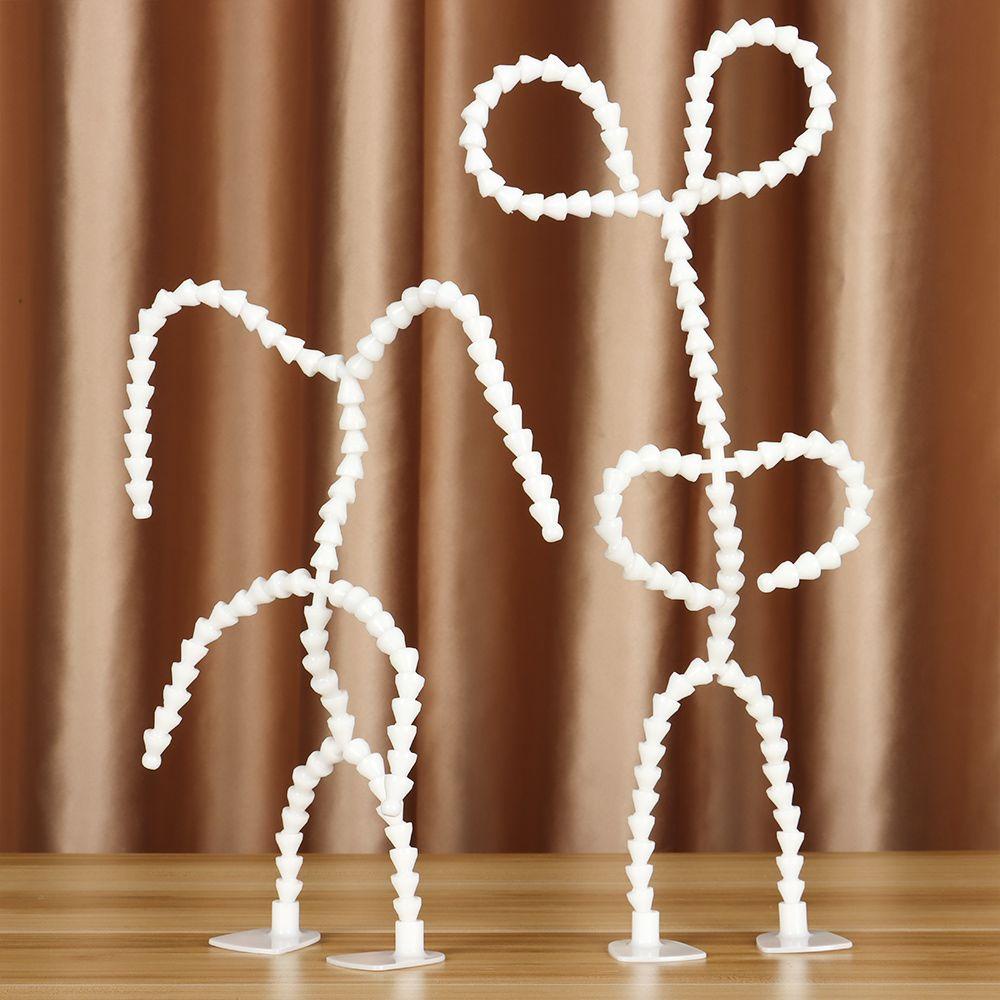 Bộ Xương Cáo / Gấu / Thỏ Khớp Nối Màu Cầu Vồng Có Thể Uốn Cong DIY