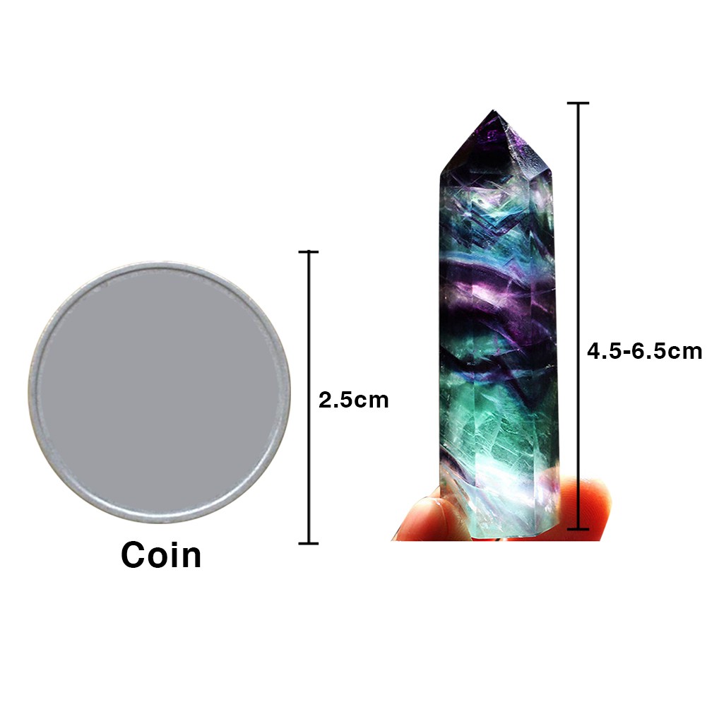 Viên đá thạch anh pha lê tự nhiên 4.5-6.5cm