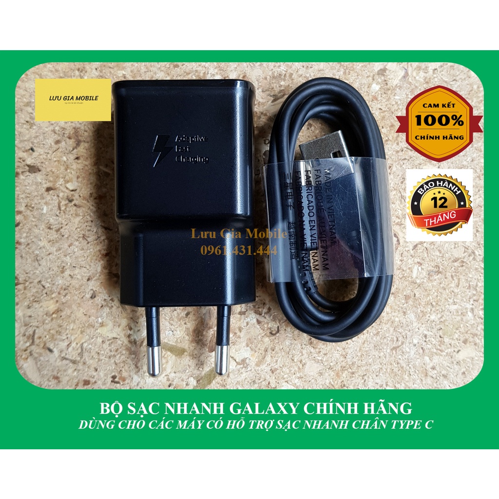[ BH 12 tháng] Bộ củ sạc nhanh Galaxy M11 M12 M13 M20 M21 M22 M30 M31 M32 M50 M51 M52...zin hãng