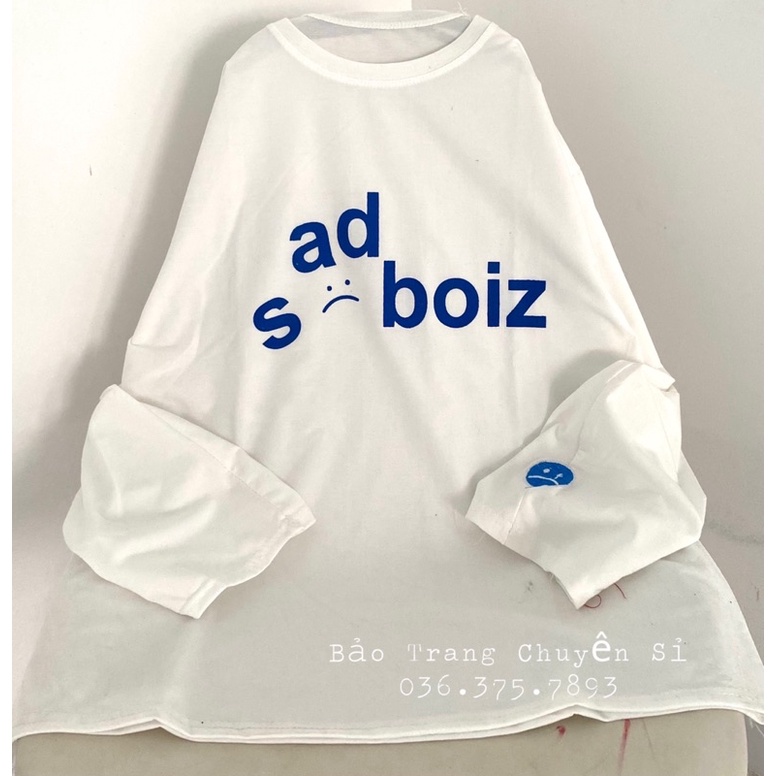 [CÓ ẢNH THẬT] Áo Thun Tay Dài SAD BOIZ  Chất Thun Form Rộng UNISEX FREESIZE Nam Nữ Ulzzang