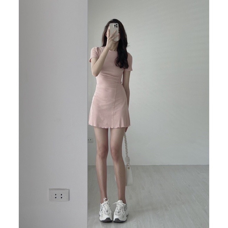 Váy Body Thun Zip Dáng A
