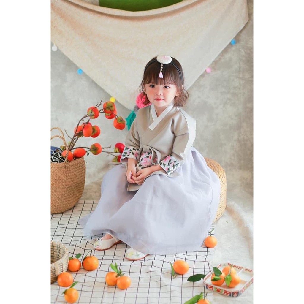 SET HANBOK CAO CẤP CHO BÉ TRAI BÉ GÁI THÊU HOT HIT