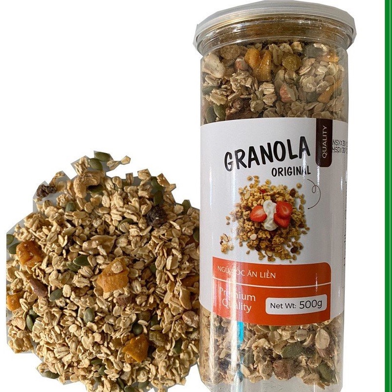 Ngũ Cốc Granola Hũ 500g Thương Hiệu Mfood